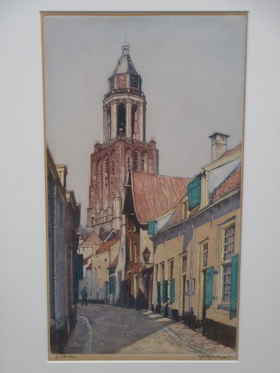 Hendrik Roodenburg, Trompetsteeg Arnhem, Kleurenets verkocht voor € 35!