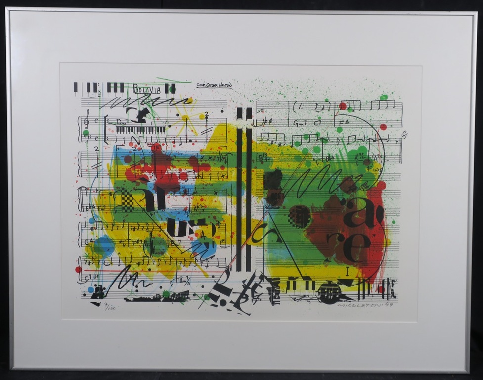 Sam Middleton: Zeefdruk, Bolivia - Ingelijst kopen? Bied vanaf 50!