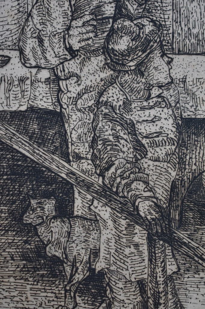 Hidde Nijland, Ets, De maaltijd in Emmaus, naar Rembrandt. kopen? Bied vanaf 1!