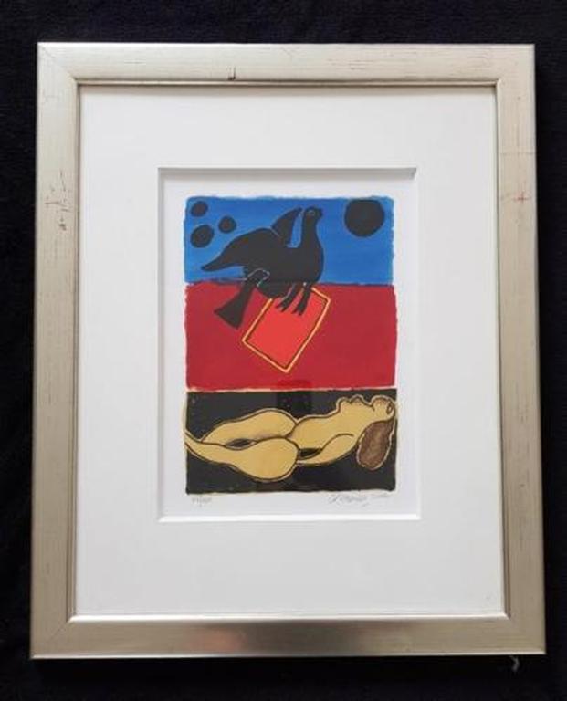 Corneille - ingelijst zeefdruk op papier - 2002 - gesigneerd  kopen? Bied vanaf 1!