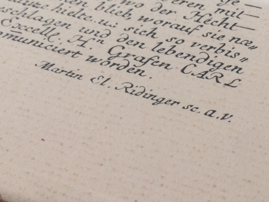 Ets - Johann Elias RIDINGER (Ulm 1698, Augsburg 1767) kopen? Bied vanaf 50!