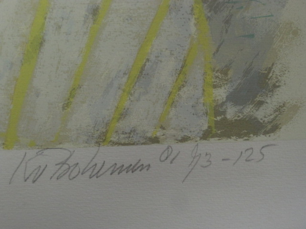 mooie Kees van Bohemen 1928-1985 litho "abstracte compositie" handgesigneerd kopen? Bied vanaf 1!