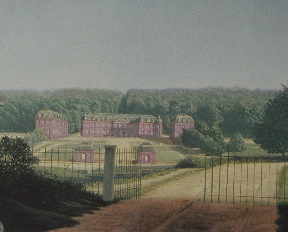 Carel Willink: Zeefdruk - Gezicht op Château Dampierre - opl. 200 ex. kopen? Bied vanaf 239!