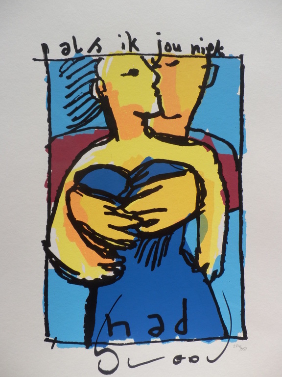 HERMAN BROOD  HANDGESIGNEERDE En Gelimiteerde ZEEFDRUK  ALS IK JOU NIET HAD kopen? Bied vanaf 185!