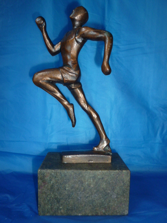 Brons Amsterdamsche school/Art Deco jaren “30 Atleet kopen? Bied vanaf 125!