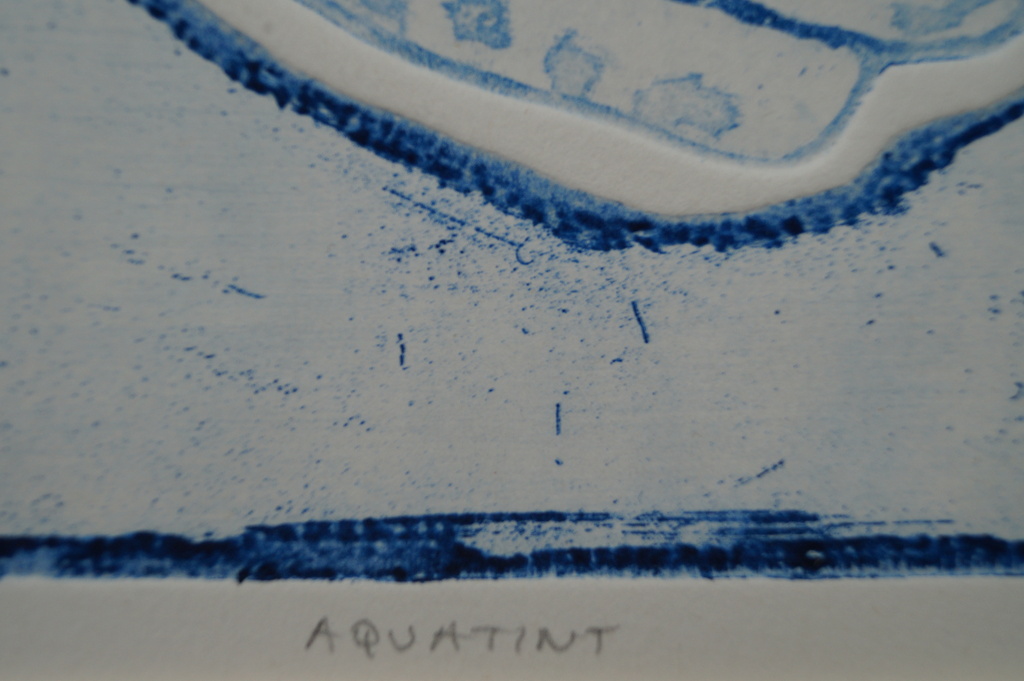 Heleen Wolbert - gesigneerde ets aquatint met reliëfdruk  kopen? Bied vanaf 1!