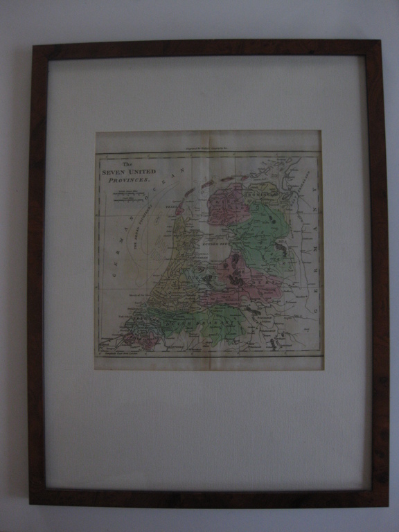 Kopergravure The Seven United Provinces - Uitgegeven en vervaardigd door William Darton voor Walker's atlas te 1802 kopen? Bied vanaf 1!