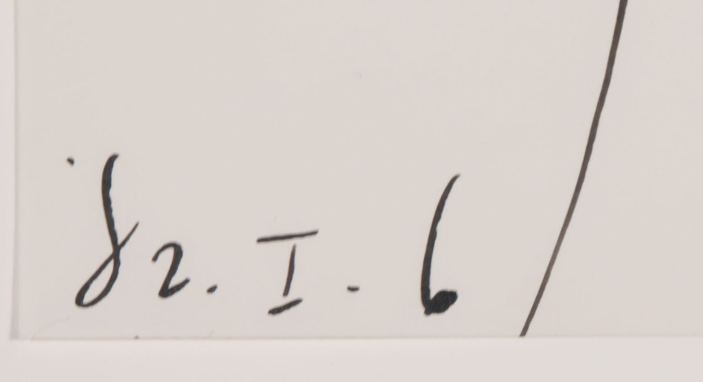 Lucebert: Inkttekening op papier, Z.T. kopen? Bied vanaf 350!
