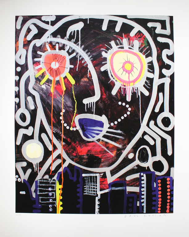 Paul Kostabi, Giclée op hoogwaardig papier, handgesigneerd en genummerd! verkocht voor € 70!