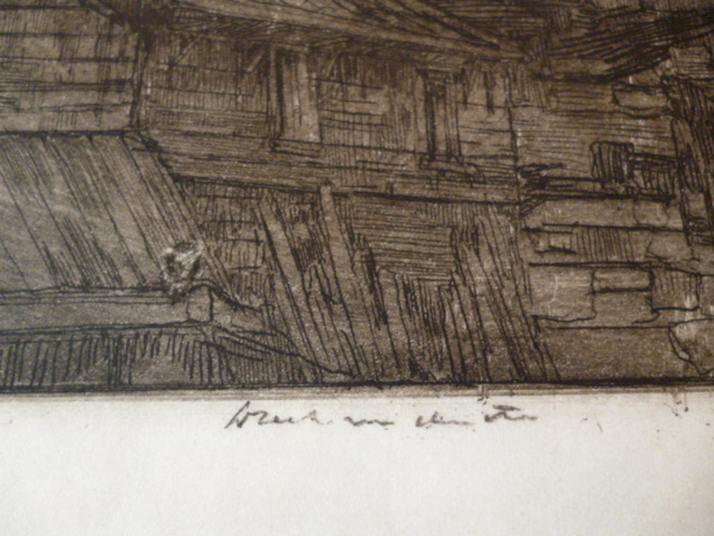 Aart Bijl - ets - Houtzaagmolen "de Vlaggeman" kopen? Bied vanaf 35!