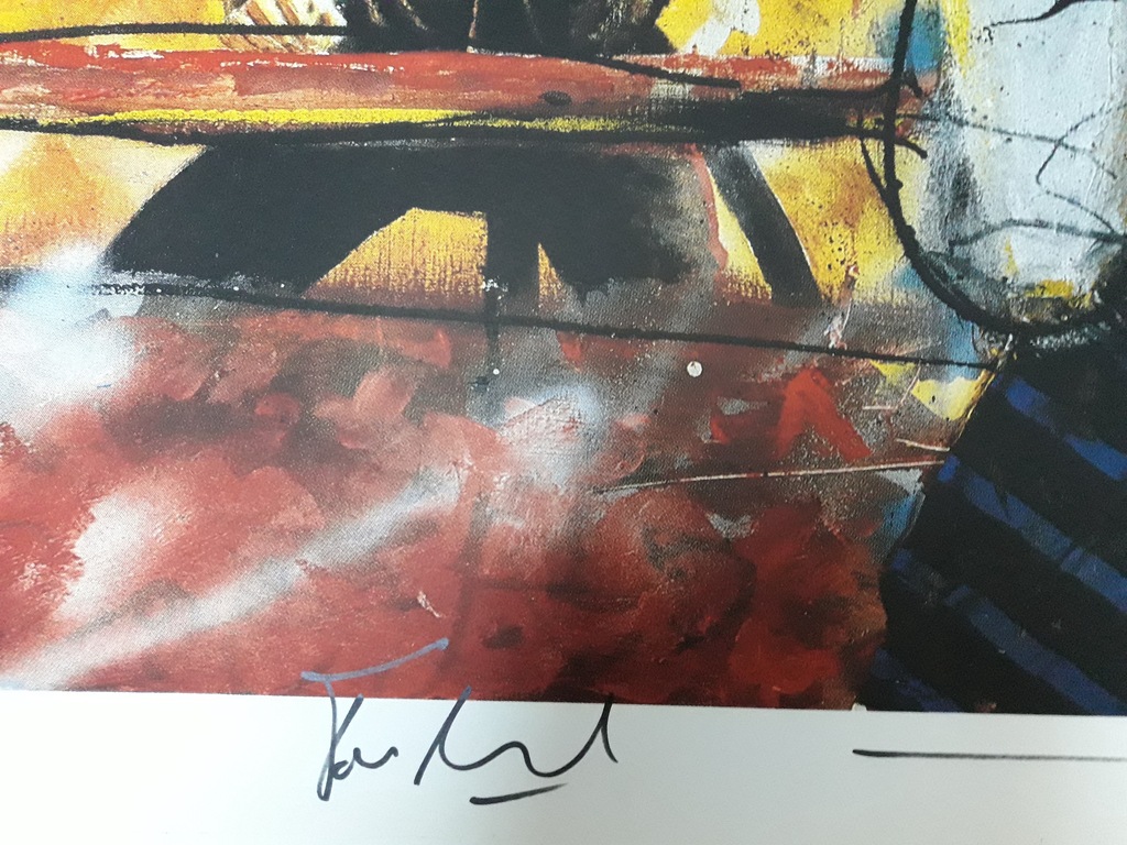 Herman Brood & Ton Leenarts: zeefdruk, McDonald's kopen? Bied vanaf 1!