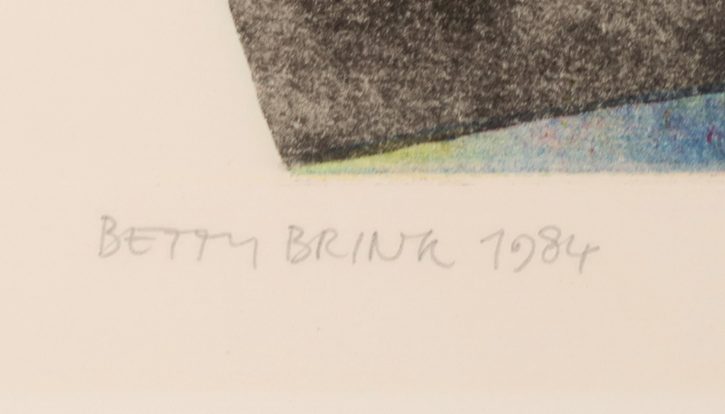 Betty Brink: Ets en aquatint, Stokzeilen I kopen? Bied vanaf 1!