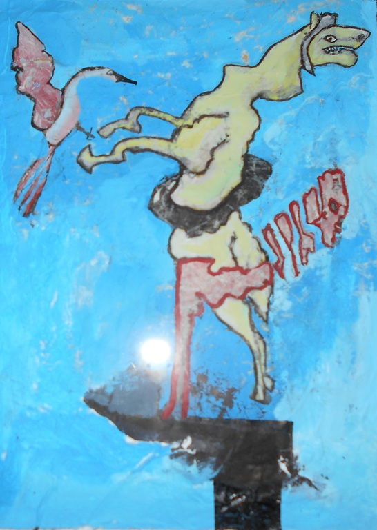 Coen Meulendijks (1954-2005) - Gemengde techniek, gesigneerd kopen? Bied vanaf 69!