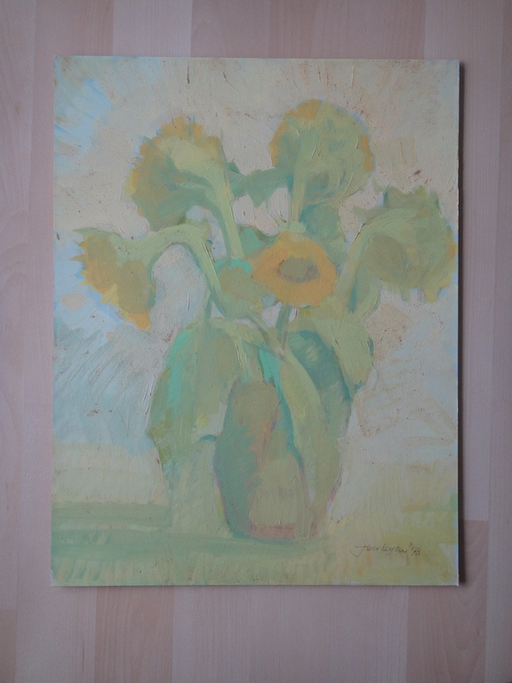 Jan Verheijen, olieverf op board, tulpen in vaas II kopen? Bied vanaf 1!