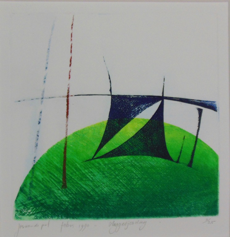 Jos van de Pol: Lot met 2 etsen, Cirkustent en Vlaggetjesdag kopen? Bied vanaf 20!