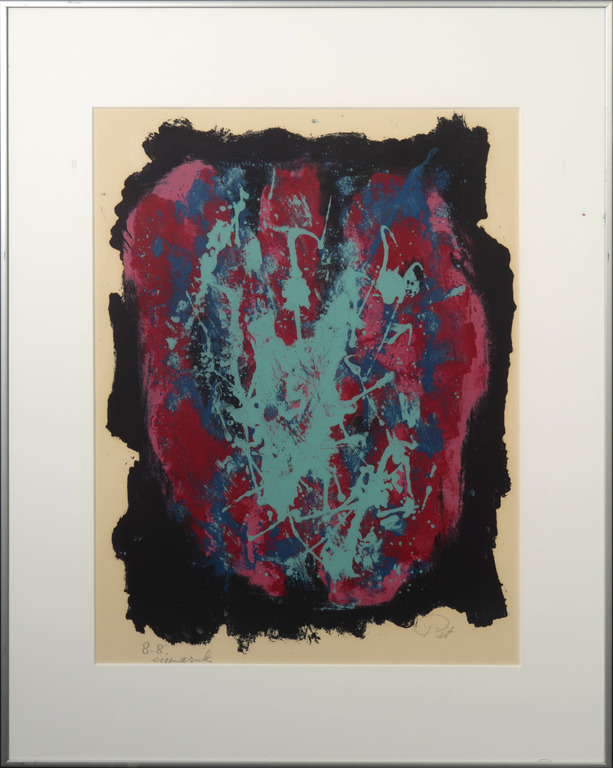 Piet van Stuivenberg: Litho, Zonder titel - Ingelijst kopen? Bied vanaf 20!