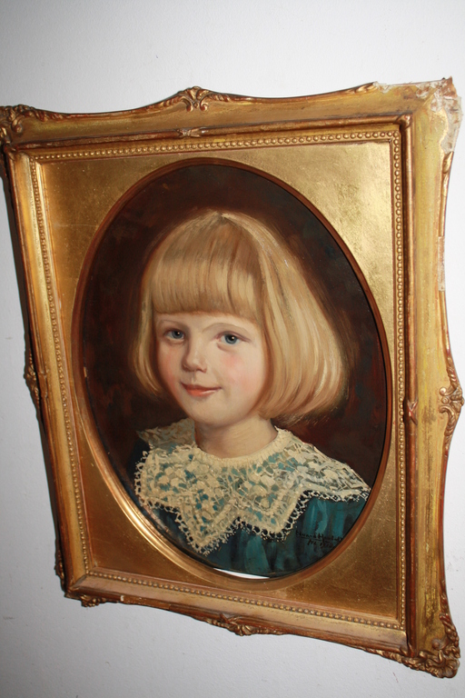 MEISJES PORTRET van EDUARD HOUBOLT verkocht voor € 120!