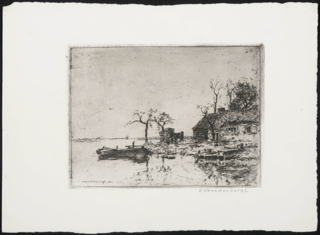 Cornelis Vreedenburgh: Ets, Boerderij en sloep kopen? Bied vanaf 1!