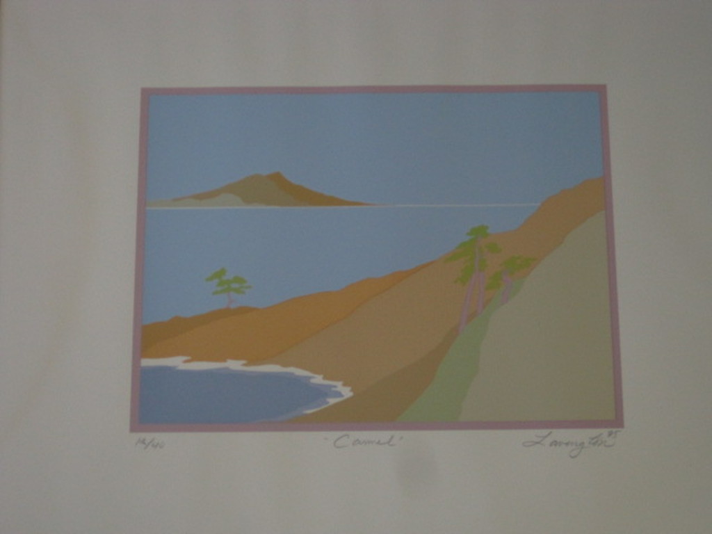 David Lavington (1951 Denver USA)Da hoogwaardige silkscreen "Carmel" gesigneerd  kopen? Bied vanaf 1!