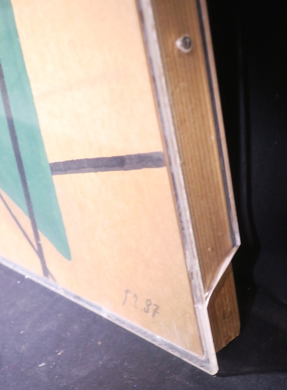 Siet Zuyderland: Gouache op papier, Hangar II - Ingelijst kopen? Bied vanaf 150!