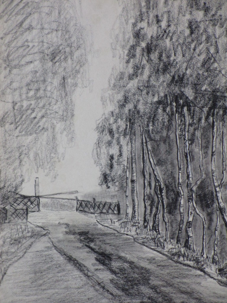 Antoinette van Hoytema, Bomenlaantje, Tekening kopen? Bied vanaf 1!