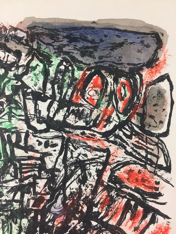 Corneille, Epreuve Aquarellée, 1962 (UNIEK WERK), 'Jardin Errant' kopen? Bied vanaf 1199!