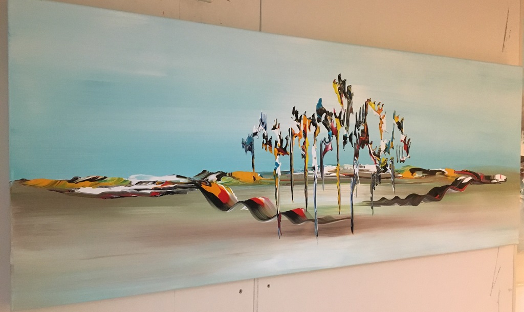 Gena - Surrealisme - Wonder-Acrylverf op doek kopen? Bied vanaf 250!