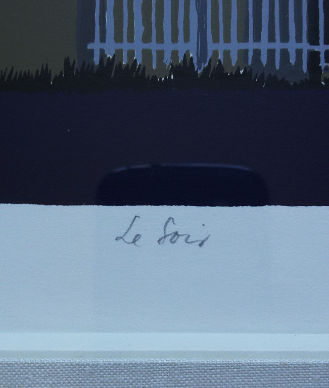 Gaston Bogaert - Le soir, litho (ingelijst) kopen? Bied vanaf 125!