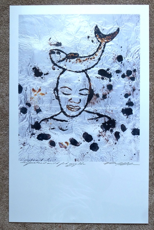 Paul Blanca, Foto: selfportrait with fish, 1997, handges., oplage: 12 stuks kopen? Bied vanaf 175!