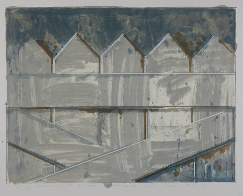 Joseph Cals: Litho, Hommage aan Graham Sutherland verkocht voor € 35!