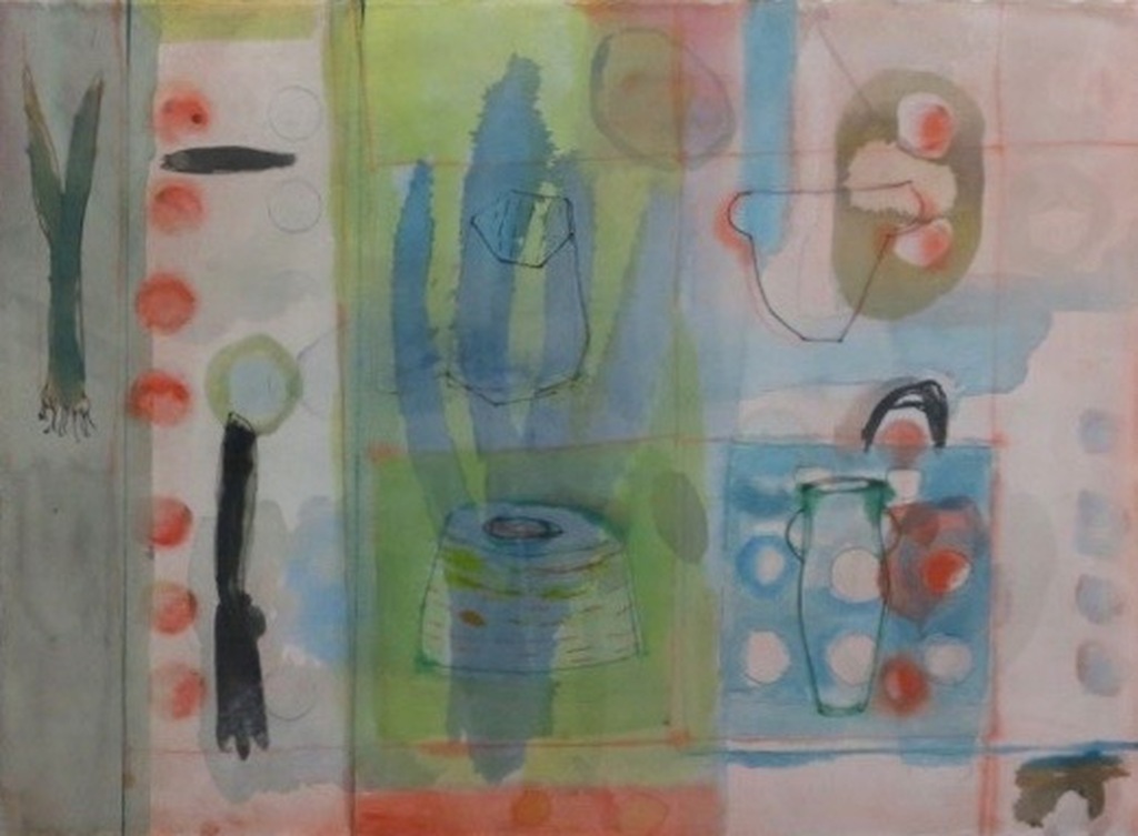 Joke Konijn: Aquarel, Stil leven - Ingelijst kopen? Bied vanaf 35!