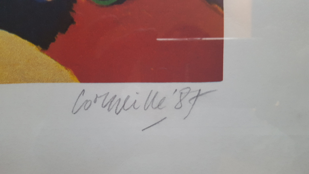 Corneille - Litho 59/200, handgesigneerd r.o, genummerd en '87 kopen? Bied vanaf 295!