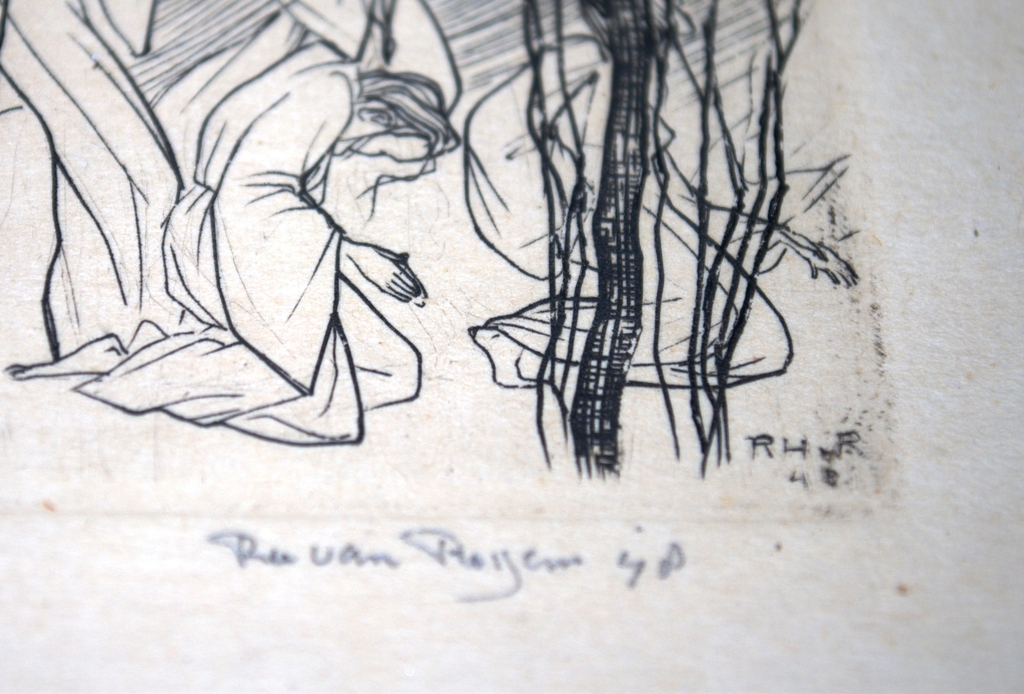 Clouds - gesigneerde ets - 1948 - artist's proof  kopen? Bied vanaf 50!