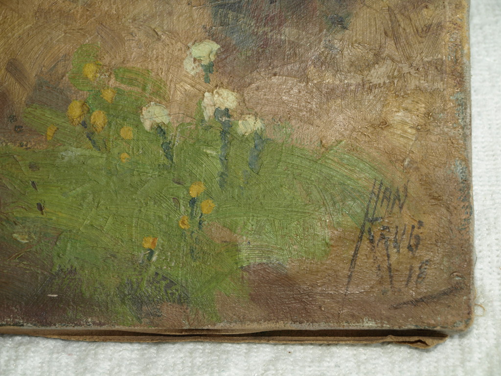 Han Krug - Olieverf op doek – Landschap – Gesigneerd - 1918 kopen? Bied vanaf 1!