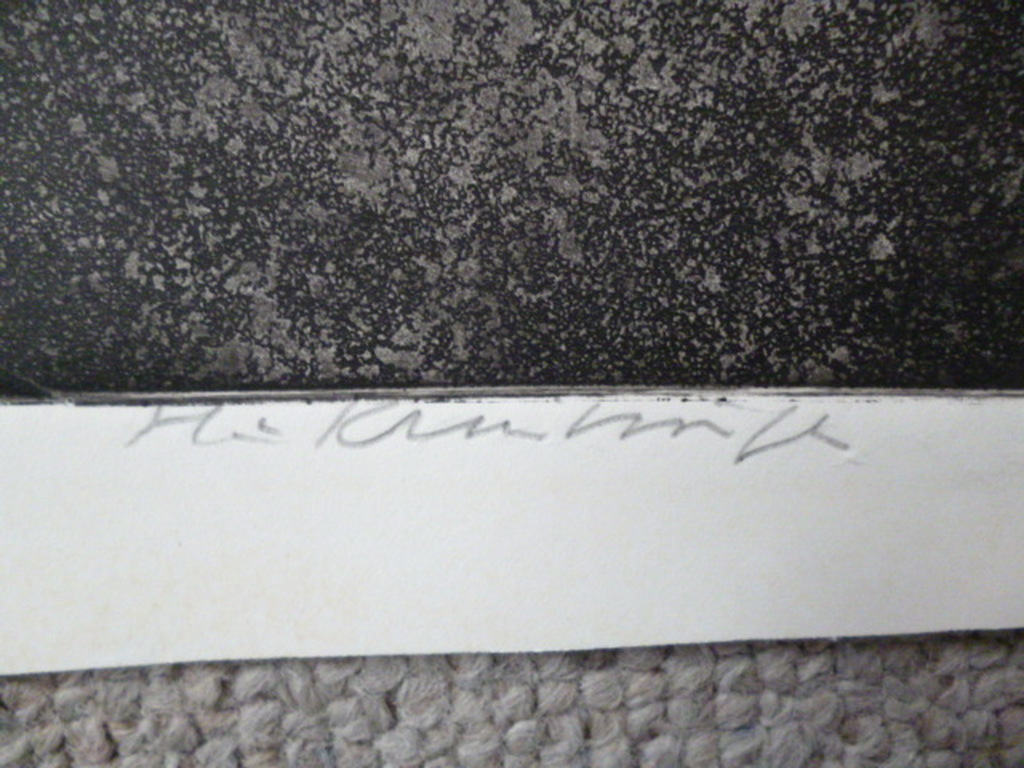 Harry van Kruiningen - ets - Zand lossende kraan kopen? Bied vanaf 55!