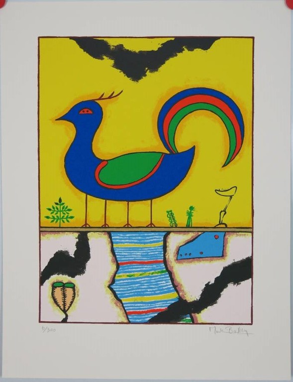 Martin Bradley: Zeefdruk, Blue Bird kopen? Bied vanaf 1!