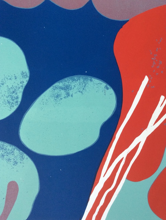 Kunstenaar onbekend - zeefdruk, gesigneerd kopen? Bied vanaf 19!