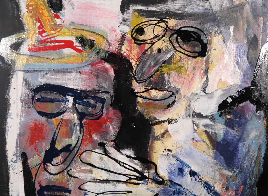 Martin van Wordragen: Olieverf op doek, Moeder met kater - Ingelijst kopen? Bied vanaf 650!