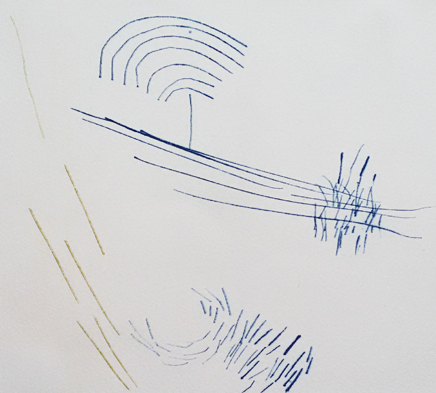 Jan Montyn - Zonder titel, droge naald ets kopen? Bied vanaf 75!