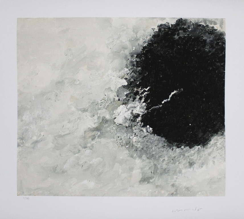 ARMANDO. Bijzonder mooie Giclee -Schwarzes Bild- 2014. Oplage:30. Handgesigneerd verkocht voor € 149!