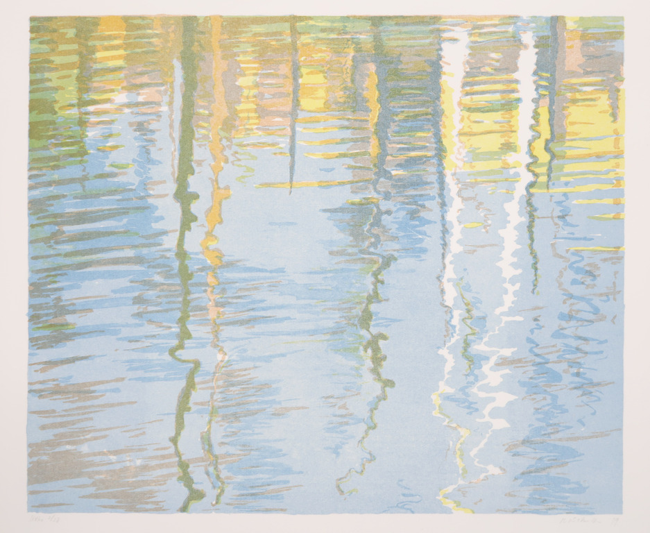 Marian Schutte: Litho, Tuin bij Volksparkvijver II kopen? Bied vanaf 1!