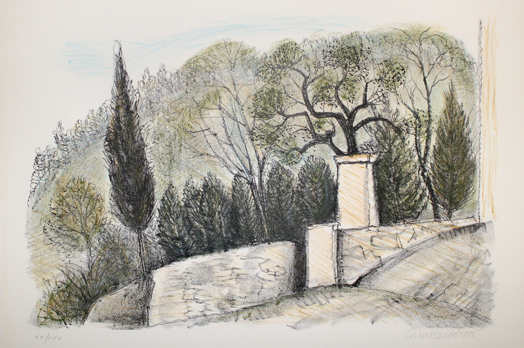 Christiaan de Moor: Collectie van vijf lithografien, Landschappen kopen? Bied vanaf 30!
