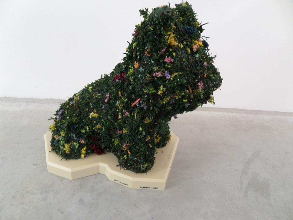 Jeff Koons, Guggenheim Multiple, Puppy 1992, handversierd zeldzaam verkocht voor € 250!