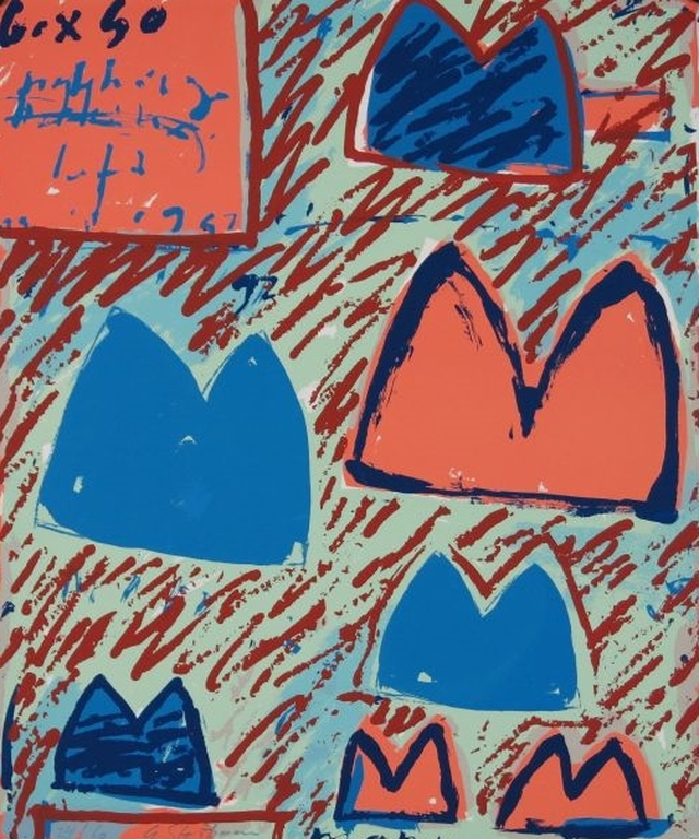 Onbekend gesigneerd: Zeefdruk, Z.T. kopen? Bied vanaf 1!