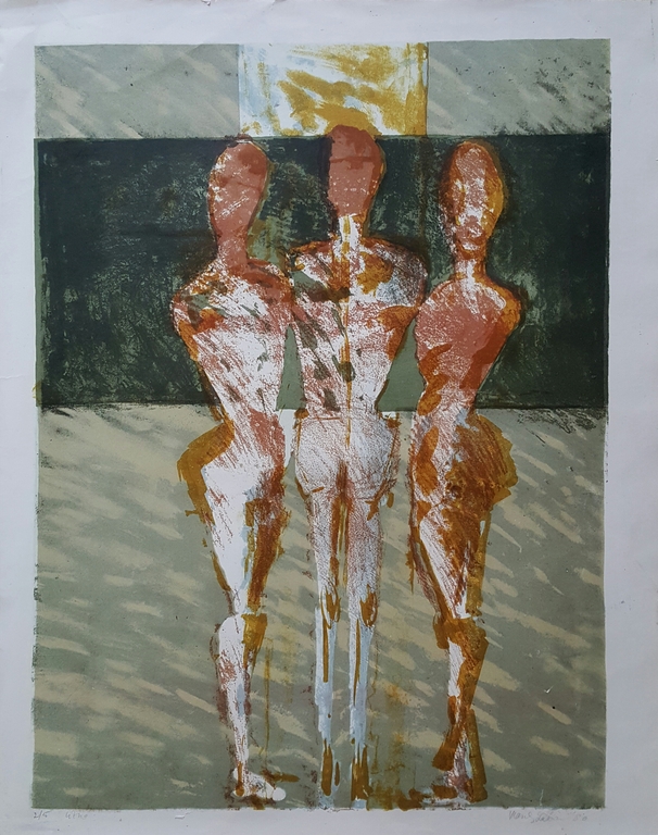 Hans Laban, litho, z.t. iets beschadigd kopen? Bied vanaf 1!
