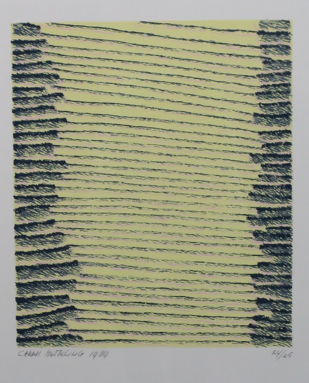 Carmi Butteling: Zeefdruk, Zonder titel - Ingelijst kopen? Bied vanaf 1!