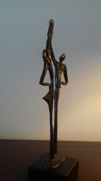 Bronzen sculptuur van dansend paar. kopen? Bied vanaf 20!