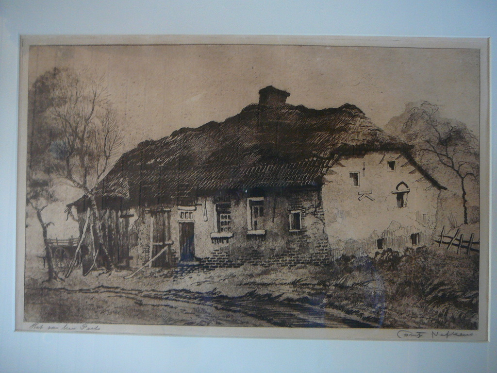 2 etsen van Mie Peels (Pils) en de Aalsterhut door Constant Nefkens  kopen? Bied vanaf 200!