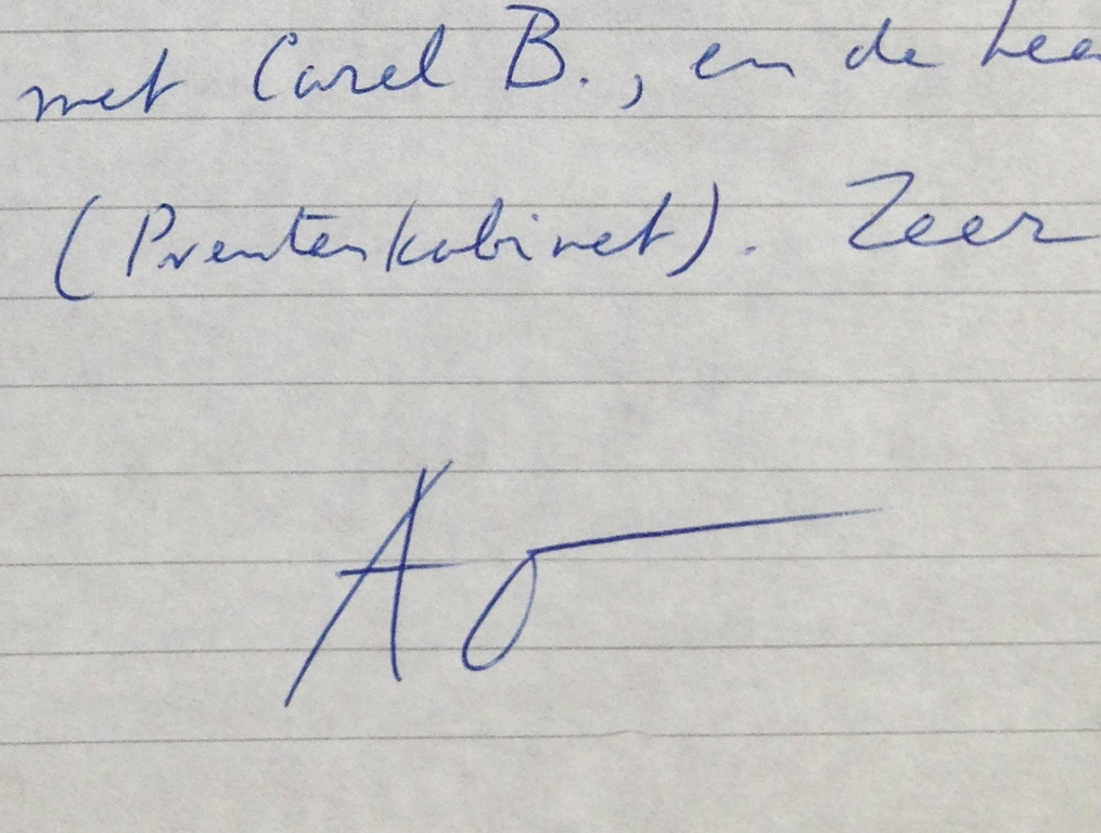 Armando, Originele brief aan het Stedelijk Museum, Amsterdam kopen? Bied vanaf 85!