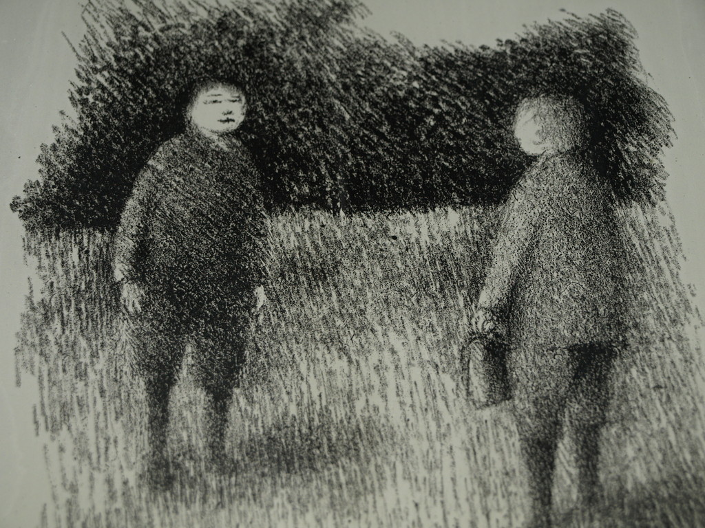 METTEN KOORNSTRA (1912-1978) – Originele drukplaat lithopers 2 – ca 1975 verkocht voor € 35!